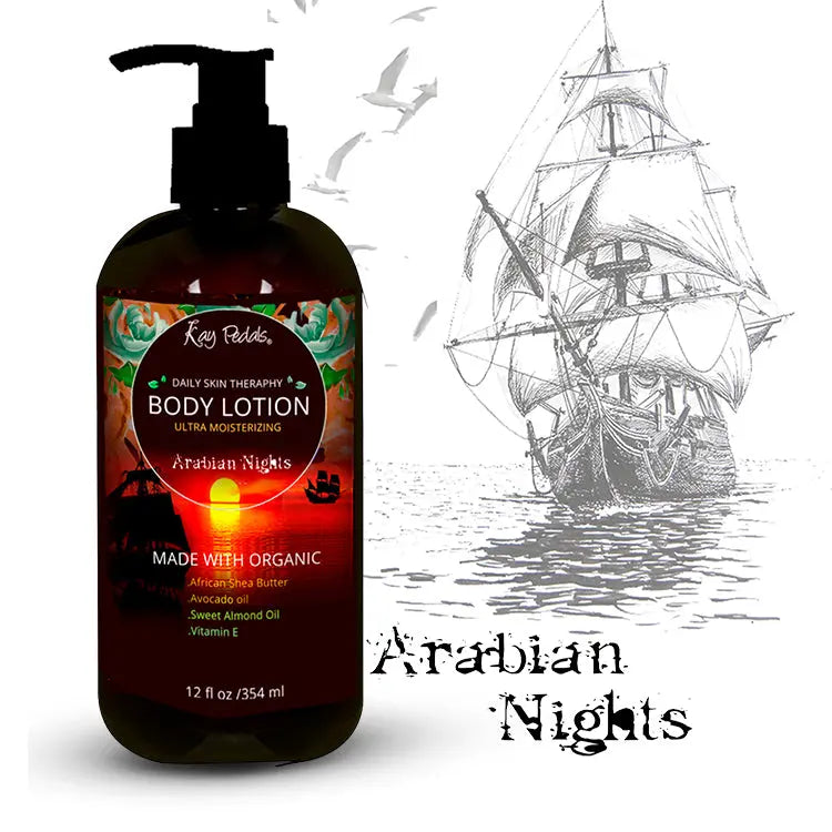 Arabian Nights Natural Organic Body Lotion 12oz